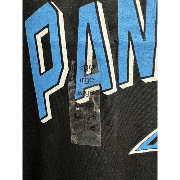 Mens Reebok Black Caolina Panthers Short Sleeve Graphic T-Shirt Size Large - Picture 4 of 10